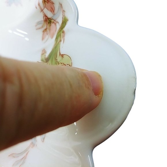 Haviland Serving Platter Tray Dish JW Boteler and Son Scalloped Edge Florals 18" - Picture 5 of 9